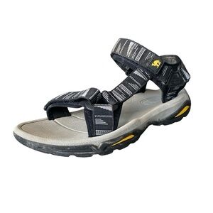 Camel Crown Black Open Toe Adjustable Waterproof Sport Sandal Shoe Men's 9.5